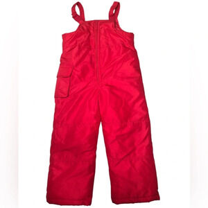 London Fog Kids Hot Pink Snow Bibs